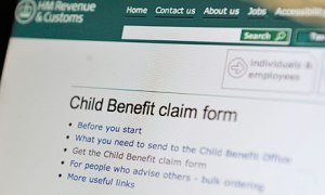 Child benefit claim form