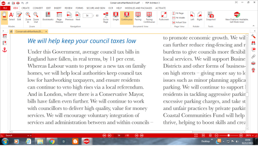 keeping council tax low